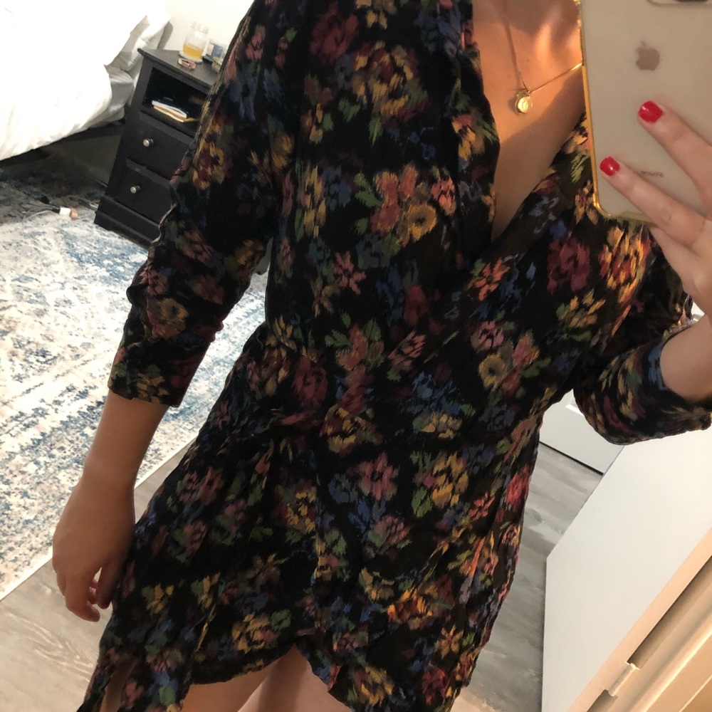 Zara floral romper sz L
